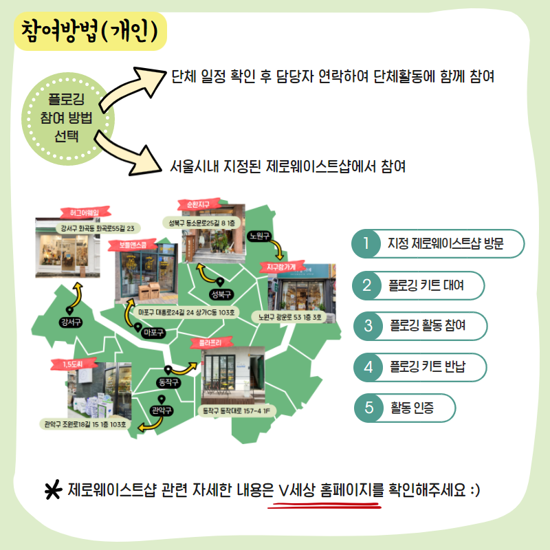 서울시내 지정 제로웨이스트샵